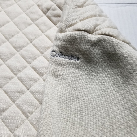 COLUMBIA WOMEN'S CREAM PULLOVER SWEATSHIRT SIZE LARGE - Picture 11 of 12
